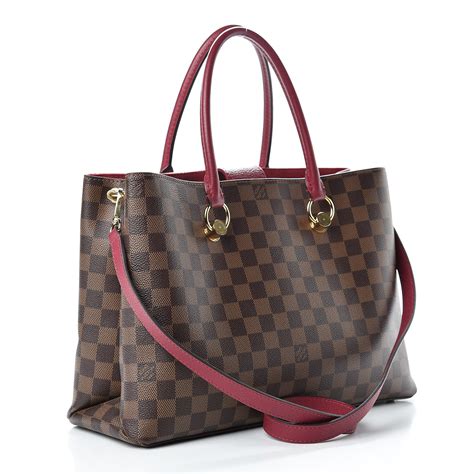 LOUIS VUITTON Damier Ebene LV Riverside Lie De Vin